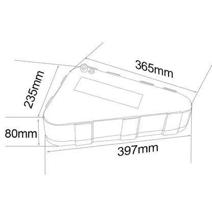 52v 28amp (40a BMS) Surge Ebike Triangle Battery